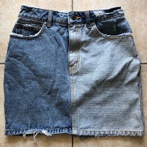 Denim skirt
